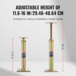 VEVOR 4-Pack Floor Jacks 10000LBS Support 11.6-16" Leveling Posts - Image 3