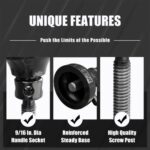 Torin 5 Ton Screw Jack for Car Lift House Construction 10000 lbs - Image 3