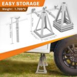 WELLUCK RV Stabilizer Jacks 4pk 6000lbs 11-17in Aluminum Levelers - Image 5