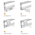 Ultimate Garage Tool Organizer: Heavy-Duty Wall Mount Rack, 350lb Capacity, Black - Image 5