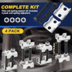 DASBET Adjustable Coil Spring Spacers 4 Pack 1-2 Inch Lift Kit Tool - Image 3