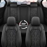 Hyundai Kona Custom Leather Seat Covers 2018-2024 Full Set Waterproof Black - Image 7