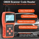 Pro OBD2 Scanner: Engine Diagnostic Tool for 1996+ Vehicles, Live Data & Code Reader - Image 3