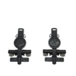 Toyota Camry 2009-2011 Headlight Washer Nozzle Repair Kit - OEM Quality Black Set - Image 3