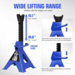 DNA MOTORING 3 Ton Jack Stands 6600lbs Adjustable Car Lift SUV - Image 3