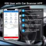 Professional OBD2 Bluetooth Scanner Car Diagnostic Tool iOS Android Code Reader - Image 4