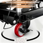 Heavy-Duty Hydraulic Lift Cart: 1100 Lbs Capacity, Double Scissor, 32" Height - Image 5