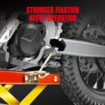 Jack Boss 350lb Hydraulic Motorcycle Lift Table with Wheels ATV Dirt Bike Stand - Image 4
