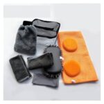 ZGHQHCDRH 9-Piece Car Wash Kit Orange-Grey Cleaning Tool Set - Image 3