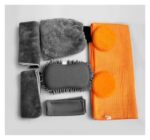 ZGHQHCDRH 9-Piece Car Wash Kit Orange-Grey Cleaning Tool Set - Image 4