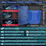 Professional OBD2 Bluetooth Scanner Car Diagnostic Tool for iOS & Android - Image 3