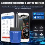 Professional OBD2 Bluetooth Scanner Car Diagnostic Tool for iOS & Android - Image 4