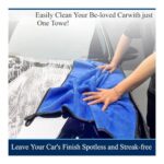 Premium Microfiber Car Cleaning Cloths | Ultra-Soft Detailing Towels 20-Pack - Image 4