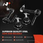 Chevy Astro Safari RWD Suspension Kit: 14pc Ball Joints Tie Rods Links 90-05 - Image 3