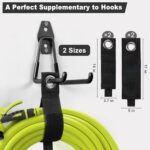 Heavy Duty Garage Wall Hooks 20-Pack Steel Storage Organizer Black - Image 3