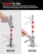 Kolvoii 10" Adjustable Arm Jack 2-Pack for Furniture & Drywall - Image 4
