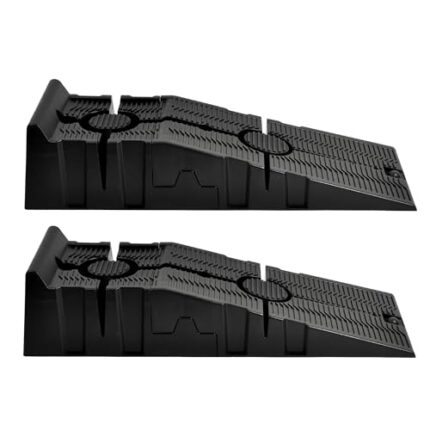 2-Pack Car Ramps - Heavy-Duty Car Lifts for Home Garage or Shop - 16,000lb GVW Capacity, 8,000lb Load Capacity Per Pair - SUV, Agricultural Vehicle, or Pickup Truck Ramp