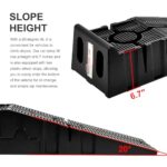 2-Pack Heavy Duty Car Ramps 16000lb Capacity SUV Truck Lift - Image 2