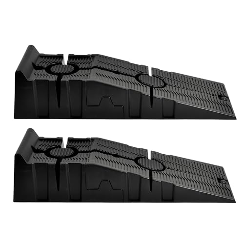 2-Pack Car Ramps - Heavy-Duty Car Lifts for Home Garage 2-Pack Car Ramps - Heavy-Duty Car Lifts for Home Garage or Shop - 16,000lb GVW Capacity, 8,000lb Load Capacity Per Pair - SUV, Agricultural Vehicle, or Pickup Truck Ramp