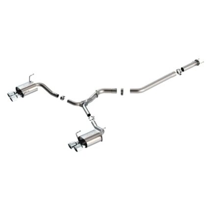 Borla - 2022 Subaru WRX 2.4L Turbo AT/MT AWD S-Type Catback Exhaust Polished Tips (140907)