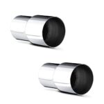 2PCS Universal 2" ID to 2.5" ID Exhaust Pipe Adapter Connector Reducer 304 Stainless Steel 2 Inch to 2.5 Inch 2” ID to 2 1/2” ID kit