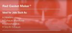 Permatex Red High Temp Gasket Maker Sealant 3oz 650F - Image 9