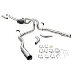DNA Motoring CBE-UR-001 Dual Exhaust Side Exit/Rear Exit Cat-Back Compatible with 2004-2008 F-150 4.6L 5.4L / 2006-2008 Mark LT 4.6L 5.4L