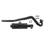 Kemblawolf 28mm 1.1" ATV Quad Exhaust Pipe with Muffler for ATV UTV Go Kart Drift Trike Quad Buggy 4 Wheeler Dirt Pit Bike Coolster Apollo Taotao Kazuma Roketa 50cc 70cc 90cc 110cc 125cc 140cc