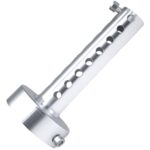 amavoler Motorcycle Exhaust Silencer Motorbike Muffler Insert Baffle Silencer Universal (silver-60mm)