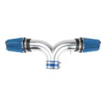 Suride Cold Air Intake Kit Blue 2002-2007 Ram 1500 Heat Shield - Image 3