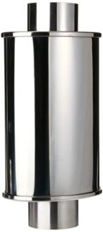 High-Flow 3" Ultra-Quiet Exhaust Resonator for Performance Vehicles - Image 2