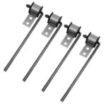 LCGP 4 Pack Exhaust Bracket Hanger Heavy Duty Exhaust Hanger Rods Universal Use Exhaust Hanger 3/8" Rod 10" Long