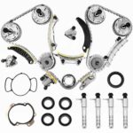 3.6 Timing Chain Kit w/VVT Sprocket VCT Solenoid for 2.8L 3.0L 3.6L Chevy Equinox Malibu Traverse GMC Acadia Cadillac CTS SRX Buick Enclave V6 Engine engine timing set Replace # 9-0753S 9-0753sx