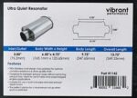 High-Flow 3" Ultra-Quiet Exhaust Resonator for Performance Vehicles - Image 3