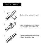 Premium Stainless Steel 2.5" Exhaust Clamp - Universal Automotive Repair Clamp - Image 6