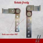Heavy Duty Universal Exhaust Hanger Brackets | 2-Pack Swivel Muffler Support Hangers - Image 4