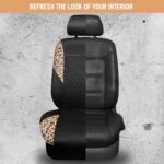 Leopard Print Car Seat Covers | Universal Waterproof Leather Luxury Sedan SUV Truck - Image 5