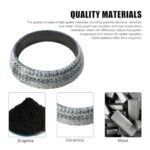 KVAEY 60mm Graphite Exhaust Gasket Seal for Car Truck RV SUV - Image 3