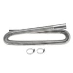 100cm Heater Exhaust Pipe Hose with Clamps for Generator Gas Vent - Image 3