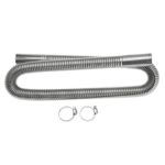 100cm Heater Exhaust Pipe Hose with Clamps for Generator Gas Vent - Image 2