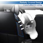 Kia Sportage Leather Seat Covers 2006-2023 | Waterproof Full Set Black - Image 5