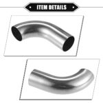 VekAuto 1.5" 90 Degree Stainless Steel Exhaust Elbow Pipe Tube - Image 5