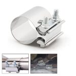 2.5" Stainless Steel Muffler Clamp Exhaust Pipe Repair Kit - Image 4