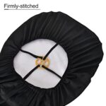 Cute Daisy Black Car Seat Covers Set | Universal Fit | Women's Floral Auto Accessory - Image 5