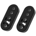 2PC Universal Rubber Exhaust Hangers 4-Hole Muffler Mount Kit 0.47in - Image 8