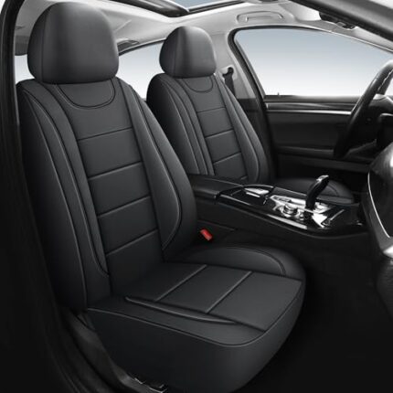 car seat covers leather front