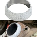 UBOG Exhaust Gasket,Car Accessories Exhaust Flange Gasket,2 Inch 2.25 Inch 2.5 Inch 3 Inch Exhaust Manifold Gasket,Car Exhaust Donut Gasket Seal Ring Replacement,Suitable for Cars Trucks (2.25inch)