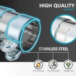 2.5" Stainless Steel Exhaust Band Clamp Butt Joint Flange - Image 5