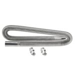 100cm Heater Exhaust Pipe Hose with Clamps for Generator Gas Vent - Image 4