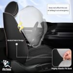 Mazda CX-5 Leather Seat Covers 2013-2025 Waterproof Full Set Black 5-Seat - Image 4